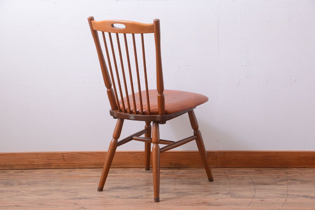 ヴィンテージ家具　ビンテージ　MATSUDA　レトロなウィンザーチェア(1)(ウインザーチェア)