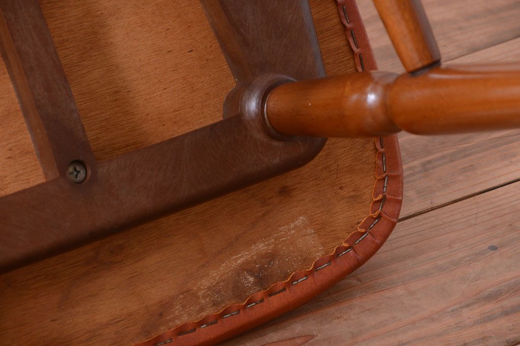 ヴィンテージ家具　ビンテージ　MATSUDA　レトロなウィンザーチェア(1)(ウインザーチェア)
