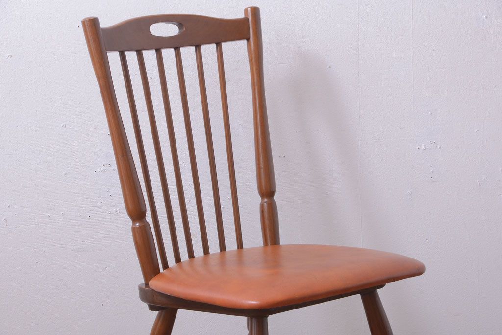 ヴィンテージ家具　ビンテージ　MATSUDA　レトロなウィンザーチェア(2)(ウインザーチェア)