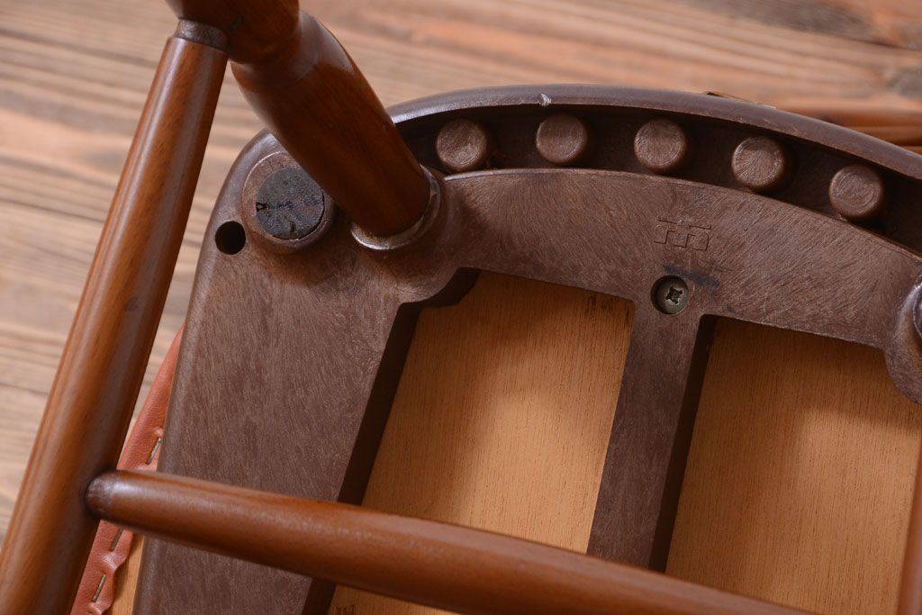 ヴィンテージ家具　ビンテージ　MATSUDA　レトロなウィンザーチェア(2)(ウインザーチェア)
