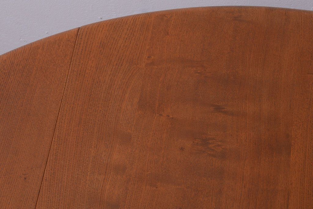 アンティーク家具　イギリスERCOL(アーコール)　ウィンザーシリーズ　ドロップリーフテーブル(バタフライテーブル)(3)