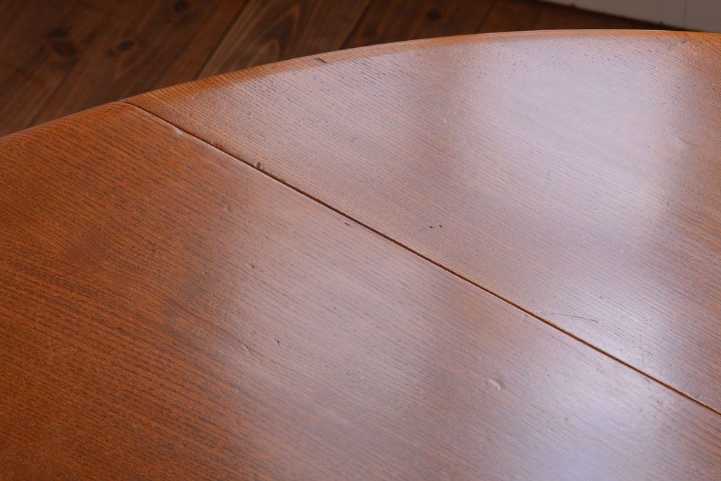 アンティーク家具　イギリスERCOL(アーコール)　ウィンザーシリーズ　ドロップリーフテーブル(バタフライテーブル)(3)