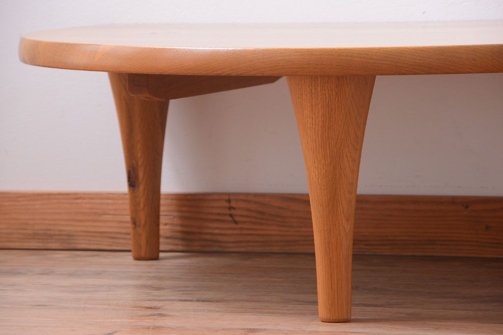 受注生産品 座卓 折りたたみ 半円 完成品 幅135cm hinoki135-178 丸テーブル 国産 選べる3色/高さ 35cm 40cm 木製  日本製 ちゃぶ台 半円型 半月 半輪 和 リビング 茶の間 テーブル 食卓 センターテーブル 和風 和モダン バイカラー 4s-1k-225 hr  so 