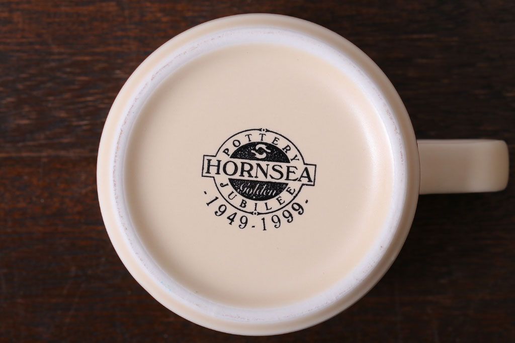 イギリスビンテージ HORNSEA(ホーンジー)　Golden Jubilee(ゴールデンジュビリー)シリーズ カップ&ソーサー4客セット