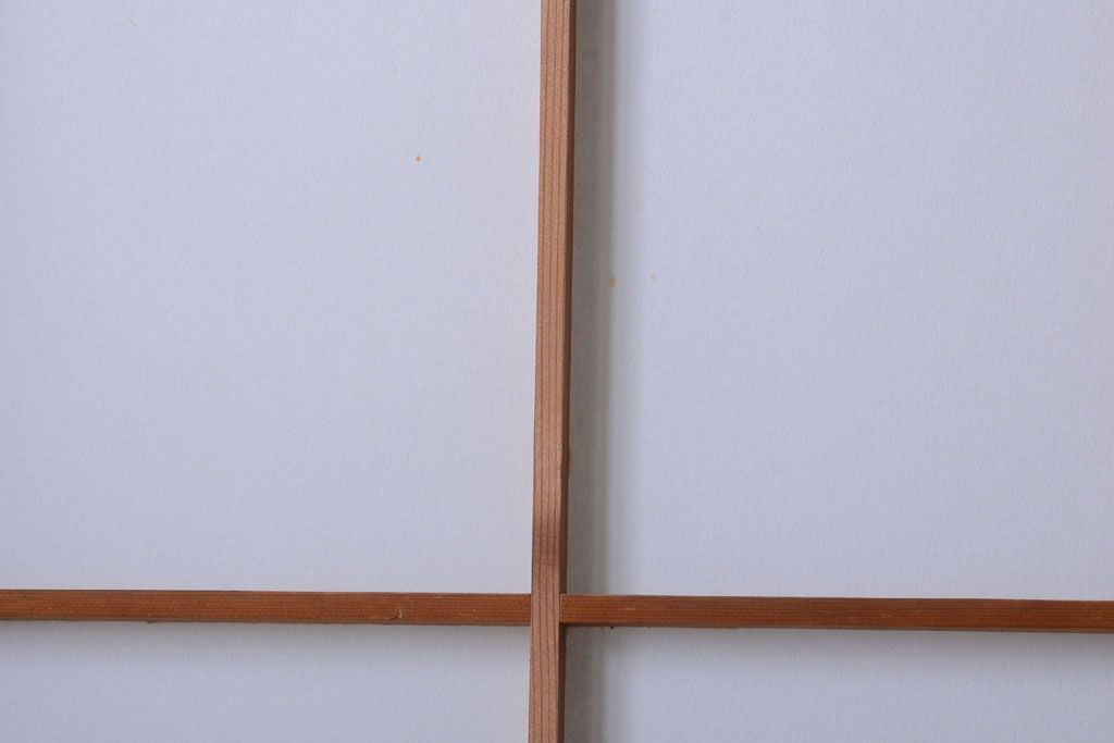 中古　ぼかしガラス入り!雪見障子戸4枚セット(引き戸、擦り上げ障子戸、擦上障子戸)