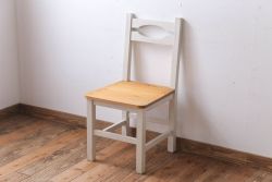 アンティーク家具　アンティークペイント　おしゃれな木製チェア(椅子)(1)