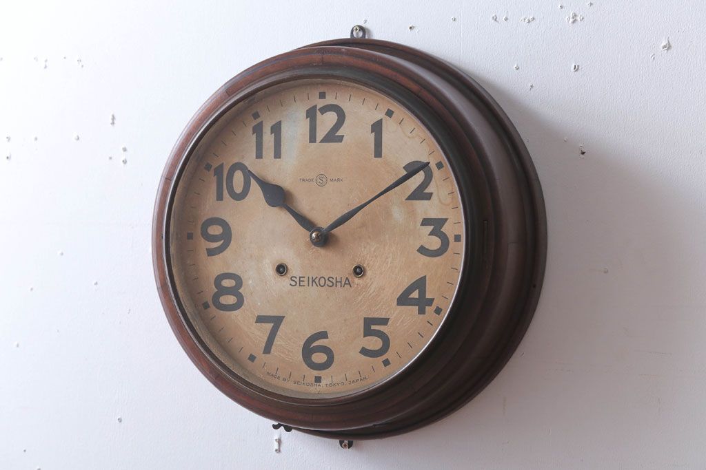 アンティーク雑貨 アンティーク 精工舎(SEIKOSHA) 古い壁掛け時計 | ラフジュ工房