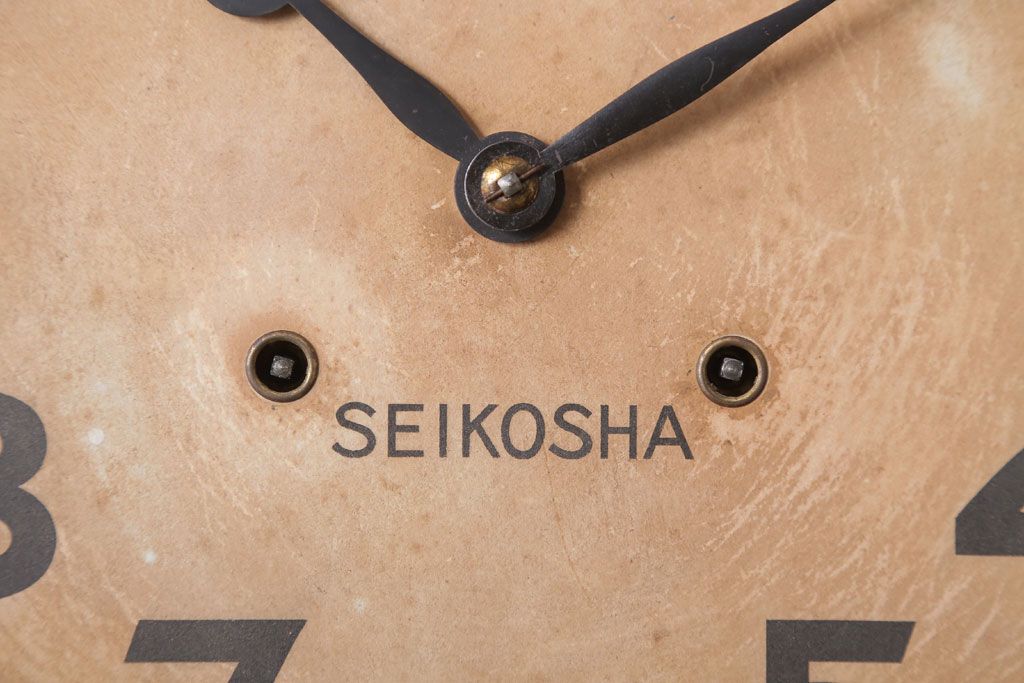 アンティーク雑貨　アンティーク　精工舎(SEIKOSHA)　古い壁掛け時計