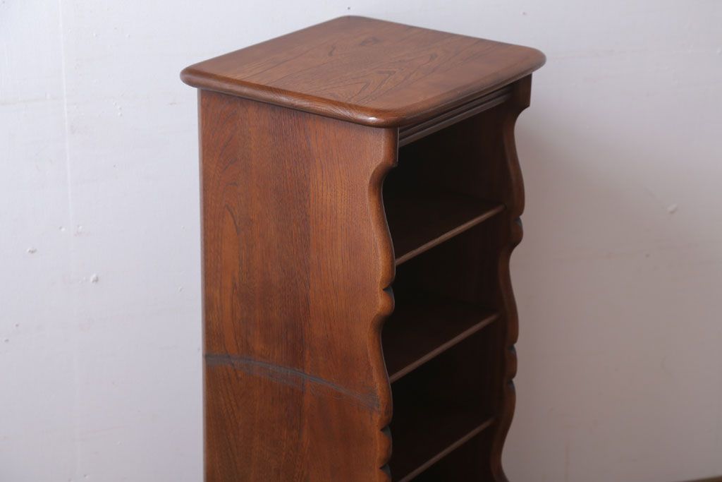 中古　カリモク　スリッパラック(電話台)