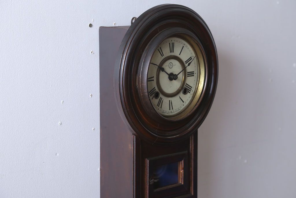 アンティーク雑貨　アンティーク　精工舎(SEIKOSHA)　古い壁掛け時計(2)