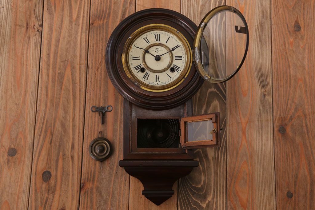 アンティーク雑貨 アンティーク 精工舎(SEIKOSHA) 古い壁掛け時計(2) | ラフジュ工房