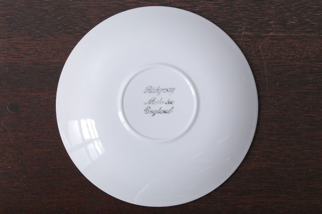 アンティーク雑貨　イギリスビンテージ　Ridgway(リッジウェイ)　Kyotoシリーズ　カップ&ソーサー3客セット(洋食器)