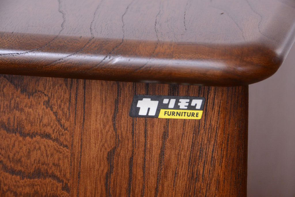 中古　カリモク家具　小ぶりなキャビネット(電話台)