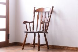 中古　輸入家具　大振りなアームチェア(1)