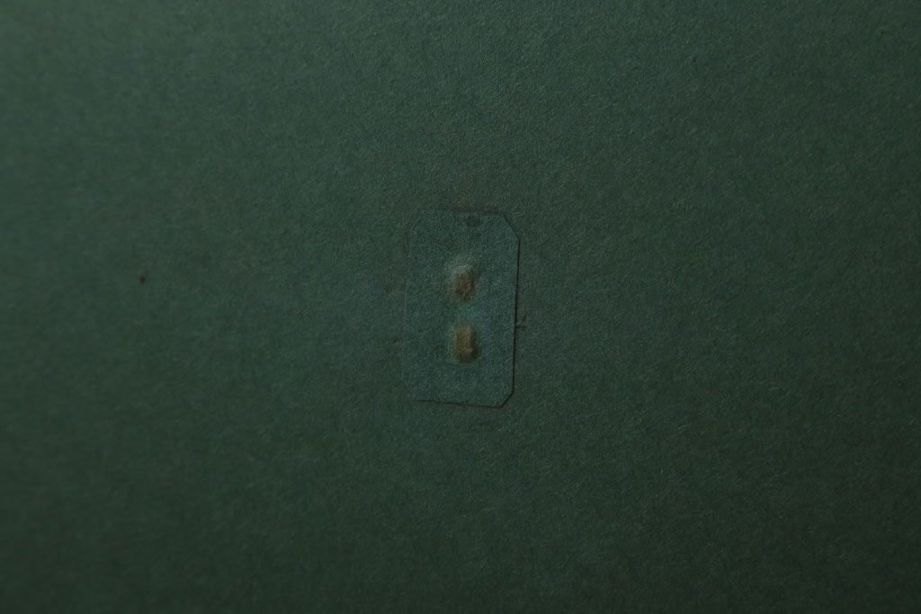 アンティーク　高級品!緞子張り慳貪扉