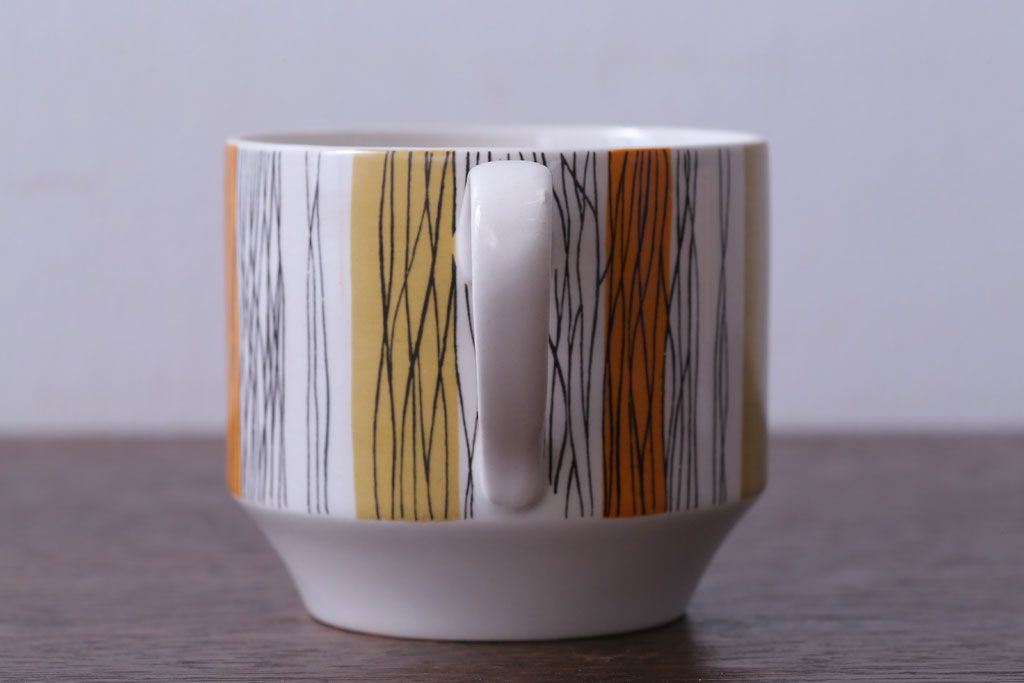 イギリスビンテージ　MIDWINTER(ミッドウィンター)　SIENNA(シエナ)シリーズ　カップ&ソーサー6客セット(洋食器)