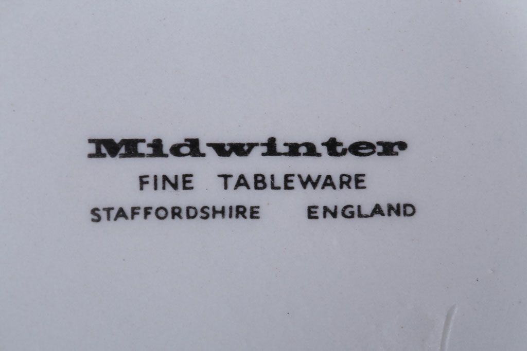 イギリスビンテージ　MIDWINTER(ミッドウィンター)　SIENNA(シエナ)シリーズ　カップ&ソーサー6客セット(洋食器)