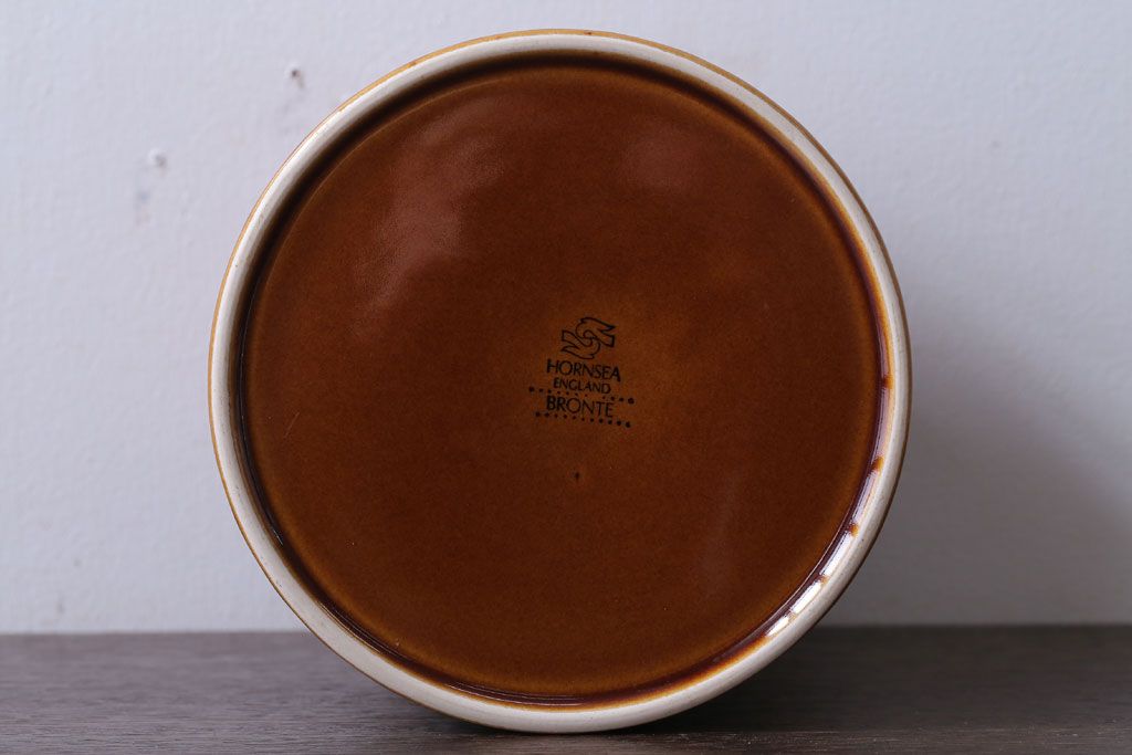 アンティーク雑貨　イギリスビンテージ　HORNSEA(ホーンジー)　BRONTE(ブロンテ)シリーズ　キャニスター(洋食器)