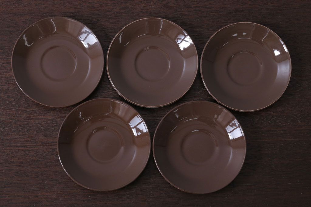 イギリスビンテージ　MARKS&SPENCER(マークス&スペンサー)　POPPIES(ポピーズ)シリーズ　カップ&ソーサー5客セット(洋食器)
