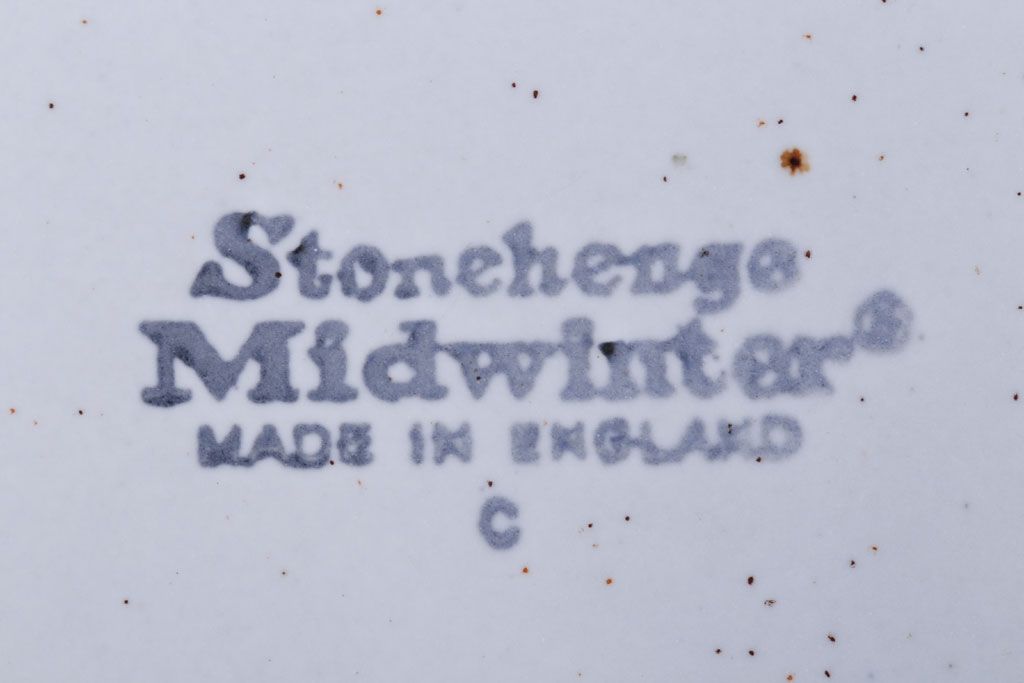 イギリスビンテージ　MIDWINTER(ミッドウィンター)　STONEHENGE　NASTURTIUM(ストーンヘンジ　ナスタチュウム)シリーズ　カップ&ソーサー4客セット(洋食器)