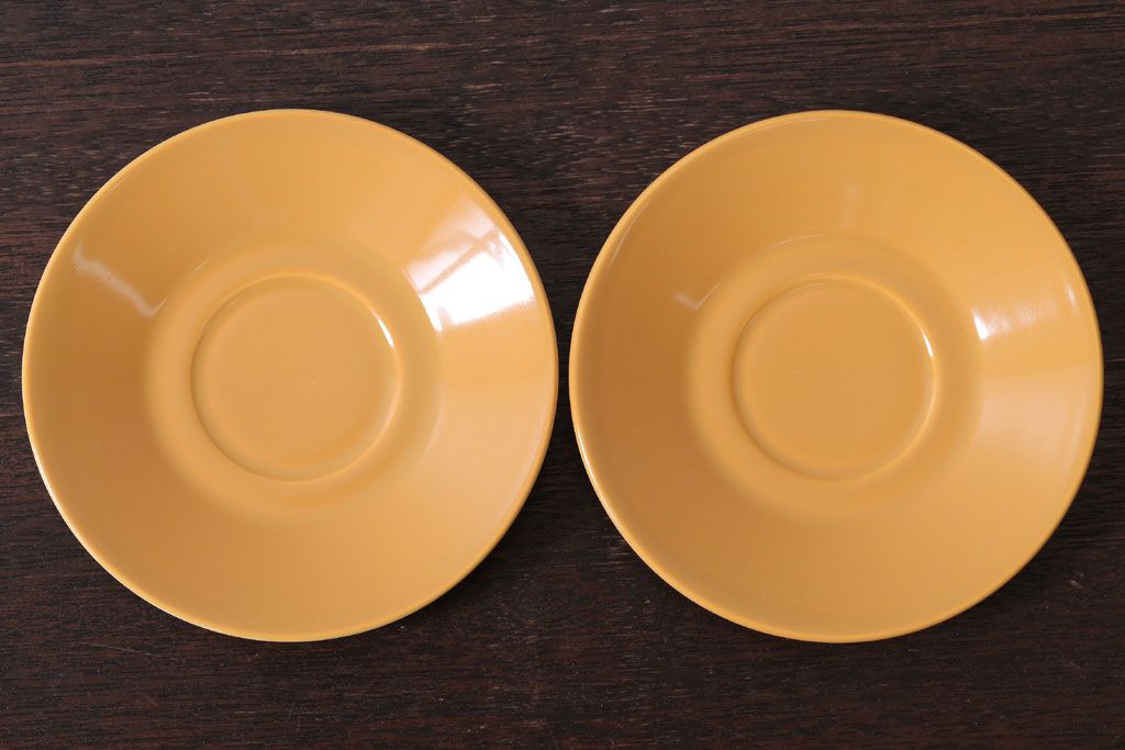 アンティーク雑貨　イギリスビンテージ　J&G　MEAKIN(ミーキン)　Palma(パルマ)シリーズ カップ&ソーサー2客セット(洋食器)