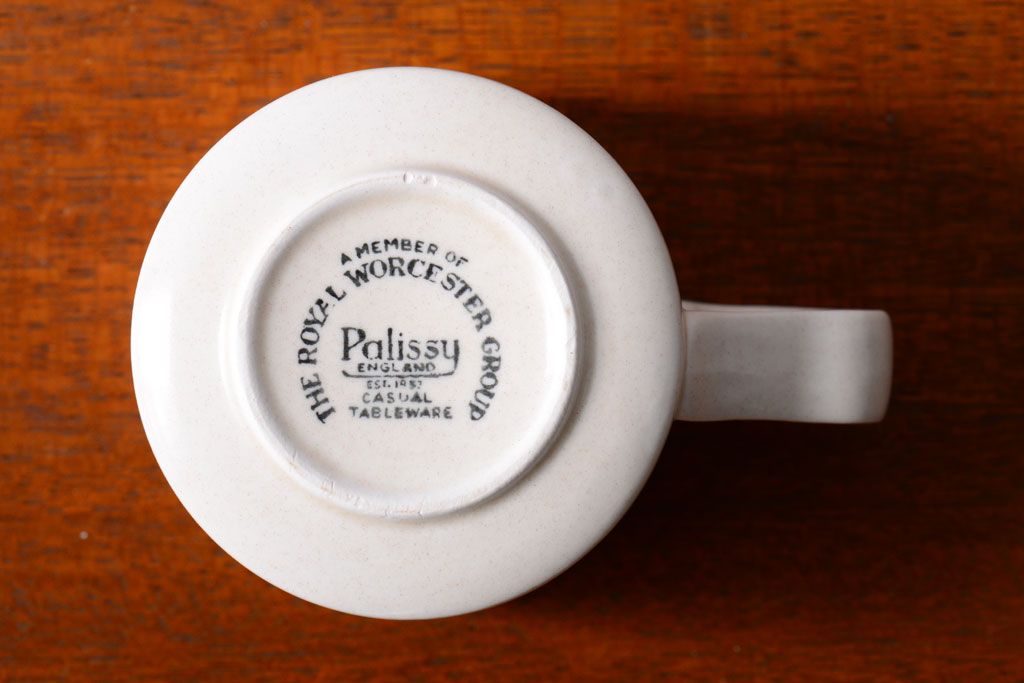 イギリスビンテージ　Palissy(パリシー)　kismet(キスメット)シリーズ　カップ&ソーサー3客(洋食器)