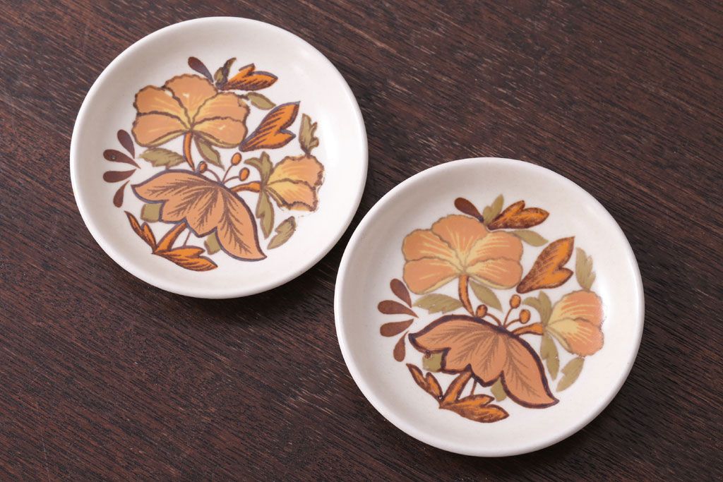 イギリスビンテージ　Palissy(パリシー)　kismet(キスメット)シリーズ　小皿2枚セット(洋食器)