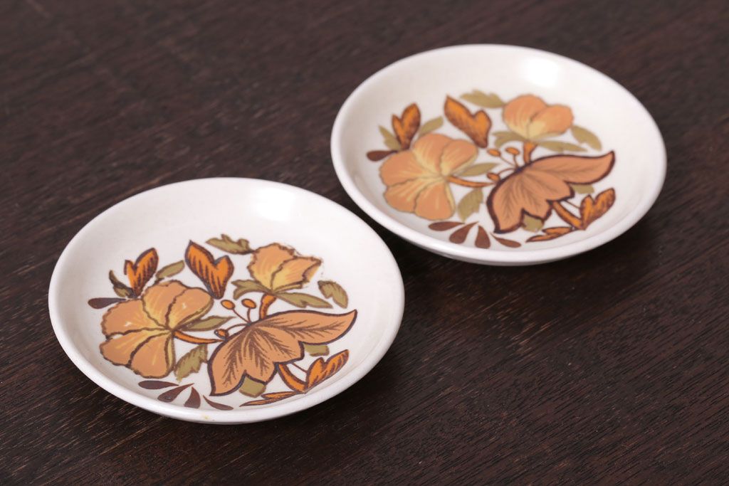 イギリスビンテージ　Palissy(パリシー)　kismet(キスメット)シリーズ　小皿2枚セット(洋食器)