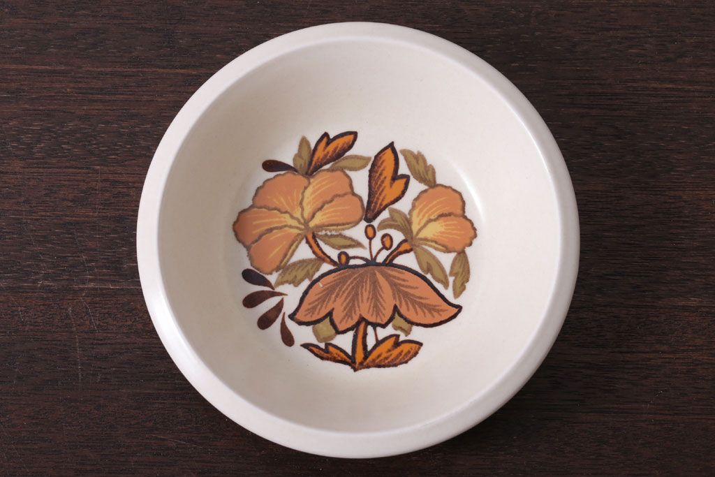 アンティーク雑貨　イギリスビンテージ　Palissy(パリシー)　kismet(キスメット)シリーズ　深皿3点セット(1)(洋食器)