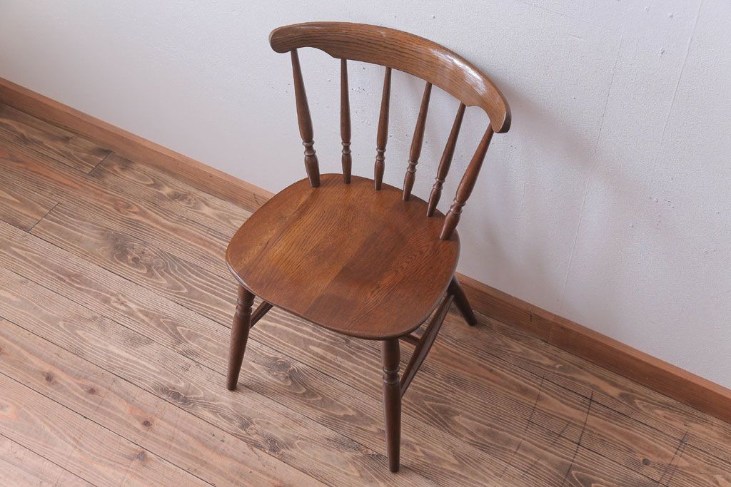 中古　柏木工　スピンドルバックチェア(ウィンザーチェア、ウインザーチェア)(1)