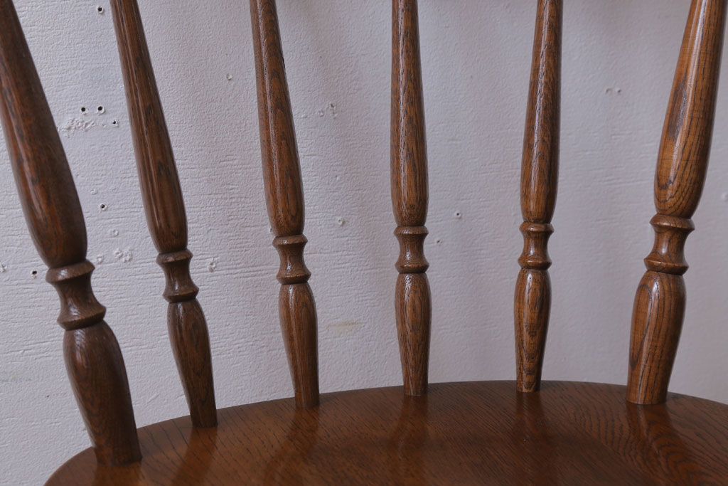 中古　柏木工　スピンドルバックチェア(ウィンザーチェア、ウインザーチェア)(1)
