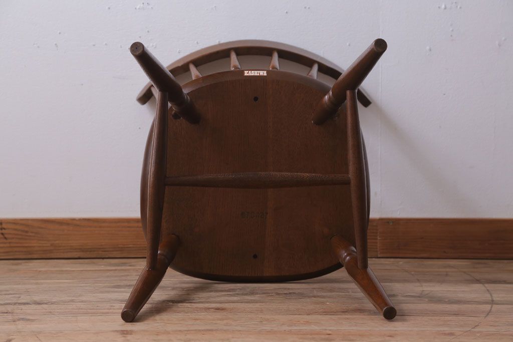 中古　柏木工　スピンドルバックチェア(ウィンザーチェア、ウインザーチェア)(2)