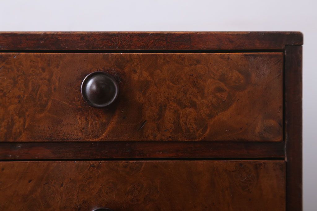 レトロ家具　昭和レトロ　古い木製のかわいいアンティーク小引き出し