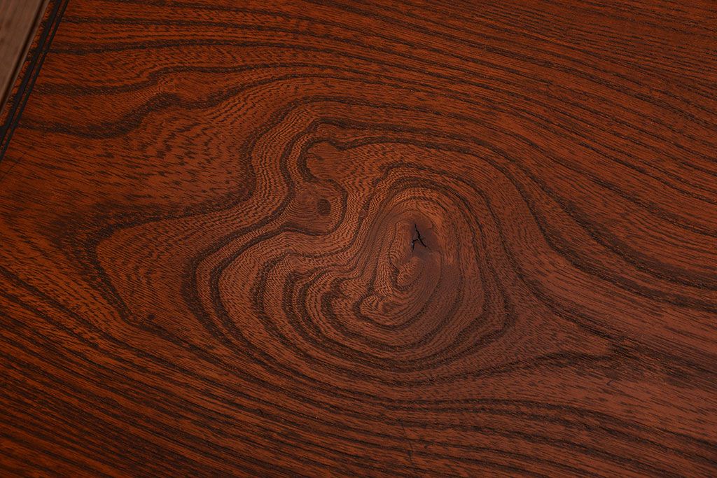 アンティーク家具　和製アンティーク　古い欅材の小さな座卓(テーブル・机)
