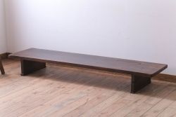 アンティーク家具　和製アンティーク　古い木の大きな裁ち板(2)