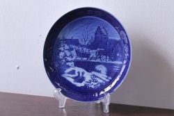 アンティーク雑貨　中古　ROYAL COPENHAGEN(ロイヤルコペンハーゲン)　イヤープレート　1999年