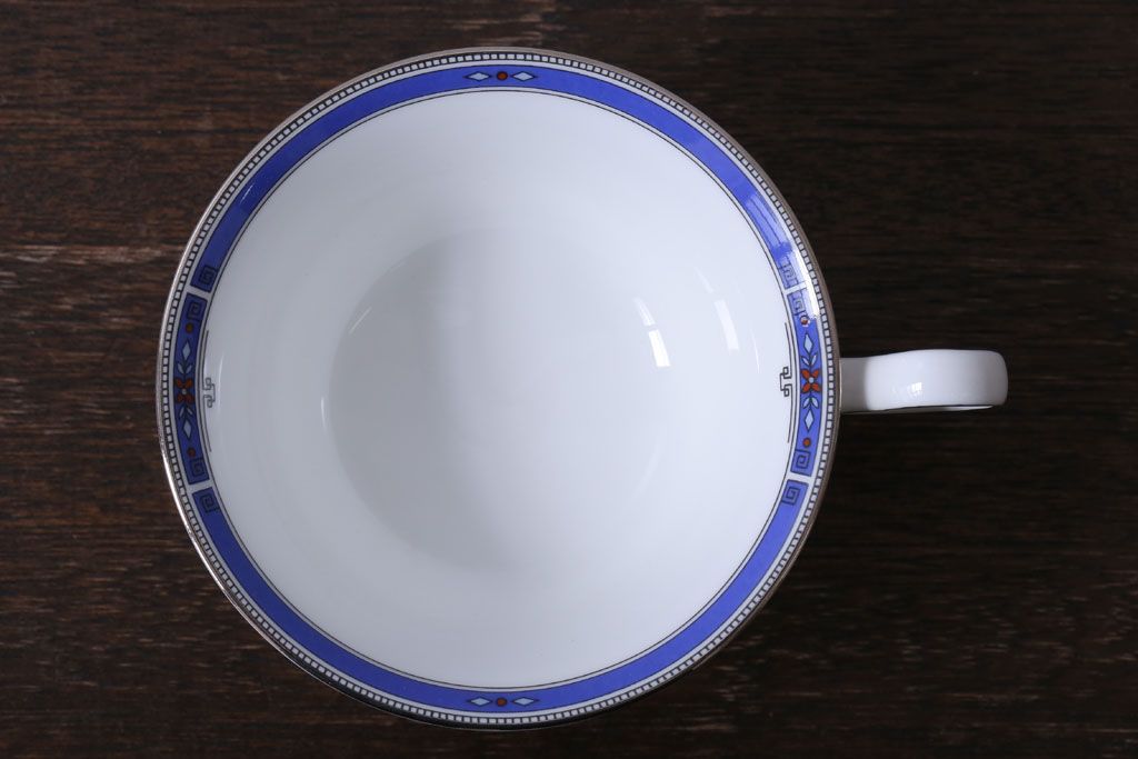 中古　イギリスWedgwood(ウェッジウッド)　キングスブリッジ　カップ&ソーサー・シュガー・クリーマー(洋食器)