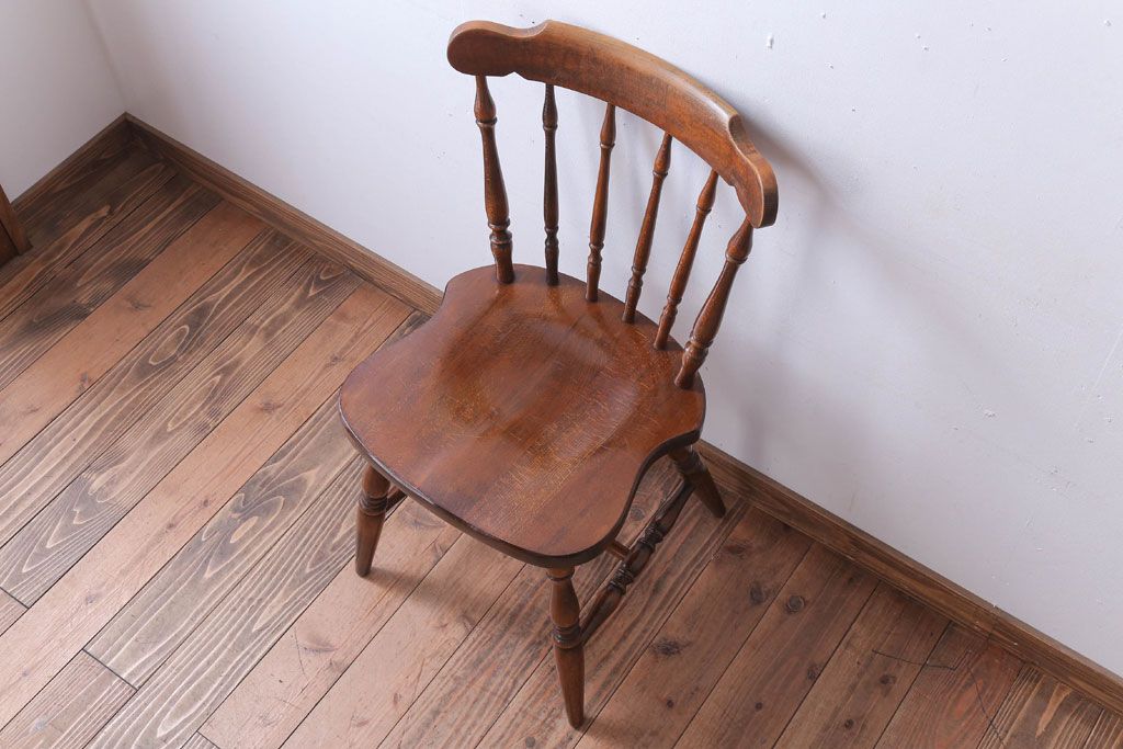 中古　飛騨産業　キツツキ　スティックバックチェア
