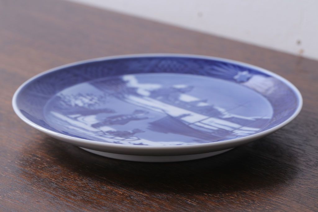 アンティーク雑貨　中古　ROYAL COPENHAGEN(ロイヤルコペンハーゲン)　イヤープレート　1998年