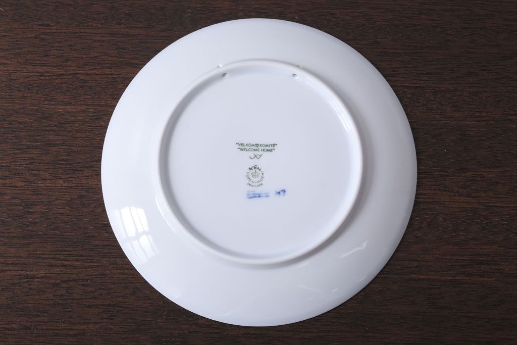 アンティーク雑貨　中古　ROYAL COPENHAGEN(ロイヤルコペンハーゲン)　イヤープレート　1998年