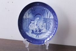 アンティーク雑貨　中古　ROYAL COPENHAGEN(ロイヤルコペンハーゲン)　イヤープレート　1990年