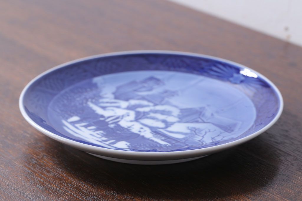 アンティーク雑貨　中古　ROYAL COPENHAGEN(ロイヤルコペンハーゲン)　イヤープレート　1997年