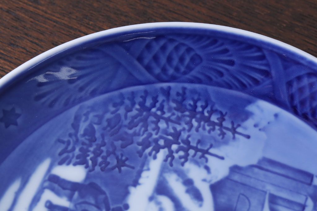 アンティーク雑貨　中古　ROYAL COPENHAGEN(ロイヤルコペンハーゲン)　イヤープレート　1997年
