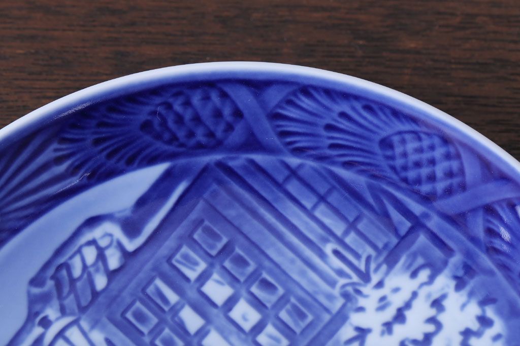 アンティーク雑貨　中古　ROYAL COPENHAGEN(ロイヤルコペンハーゲン)　イヤープレート　1994年