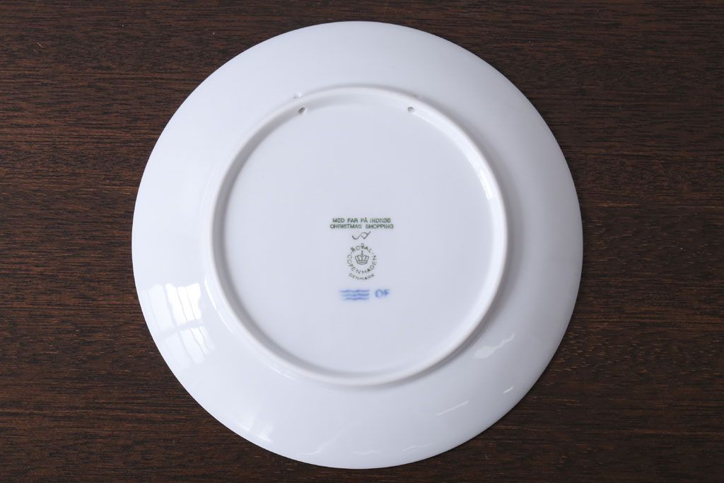 アンティーク雑貨　中古　ROYAL COPENHAGEN(ロイヤルコペンハーゲン)　イヤープレート　1994年