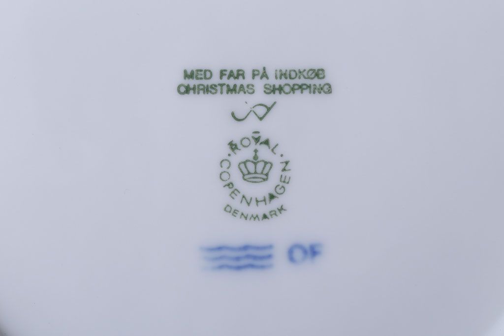 アンティーク雑貨　中古　ROYAL COPENHAGEN(ロイヤルコペンハーゲン)　イヤープレート　1994年