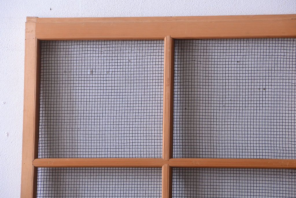 楽天市場】アンティーク建具 金網戸 2枚セット 昭和レトロ