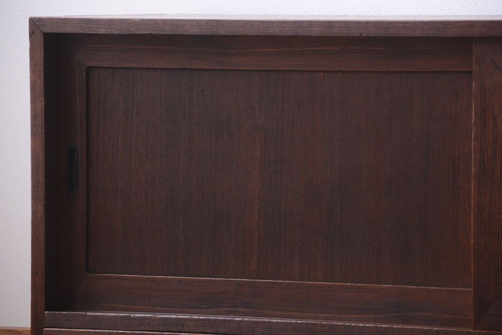 レトロ家具　昭和レトロ　前面桐材!時代箪笥ローボード(テレビボード)
