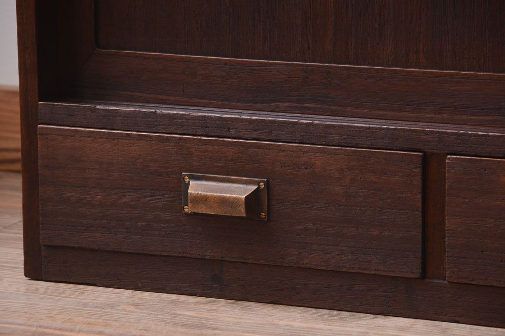 レトロ家具　昭和レトロ　前面桐材!時代箪笥ローボード(テレビボード)