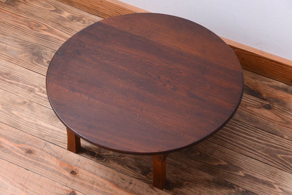 レトロ家具　昭和レトロ　小さな丸ちゃぶ台